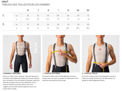 Camisola CASTELLI COMPETIZIONE THERMAL Mangas Compridas Marfim