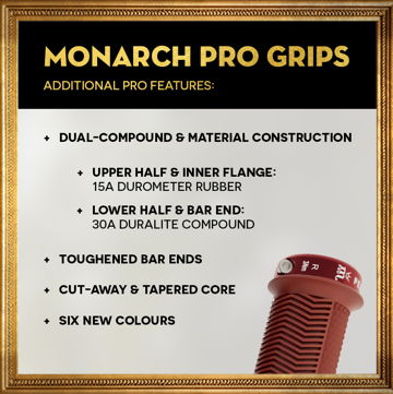 Punhos PEATY'S MONARCH PRO KNURL Supersoft Black