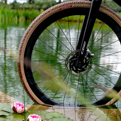 Pneu VITTORIA TERRENO PRO T60 Mixed Gravel Race 700c Tubeless Ready Flexível Castanho