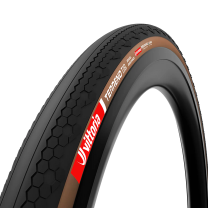 Pneu VITTORIA TERRENO T10 HARDPACK Gravel Endurance 700c Tubeless Ready Dobrável Castanho