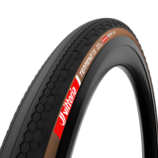 VITTORIA TERRENO T10 HARDPACK 700x40c Gravel Endurance Tubeless Ready Pneu castanho macio