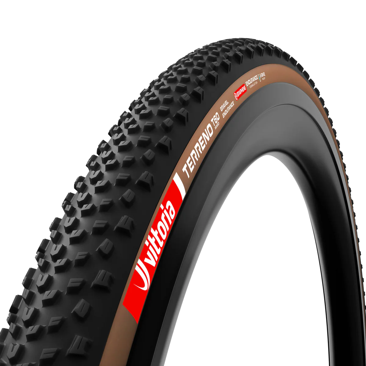 Pneu VITTORIA TERRENO T60 MIXED 700x40c Gravel Endurance Tubeless Ready Soft Brown