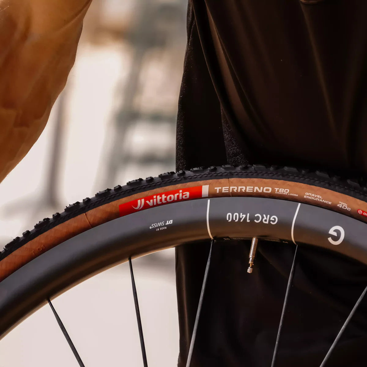 Pneu VITTORIA TERRENO T80 COARSE LOOSE 700x45c Gravel Endurance Tubeless Ready Soft Brown