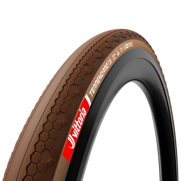 Pneu VITTORIA Terreno Pro T10 Hardpack 700x40c Gravel Race Natural Tubeless Ready Soft Beige Q2 2025