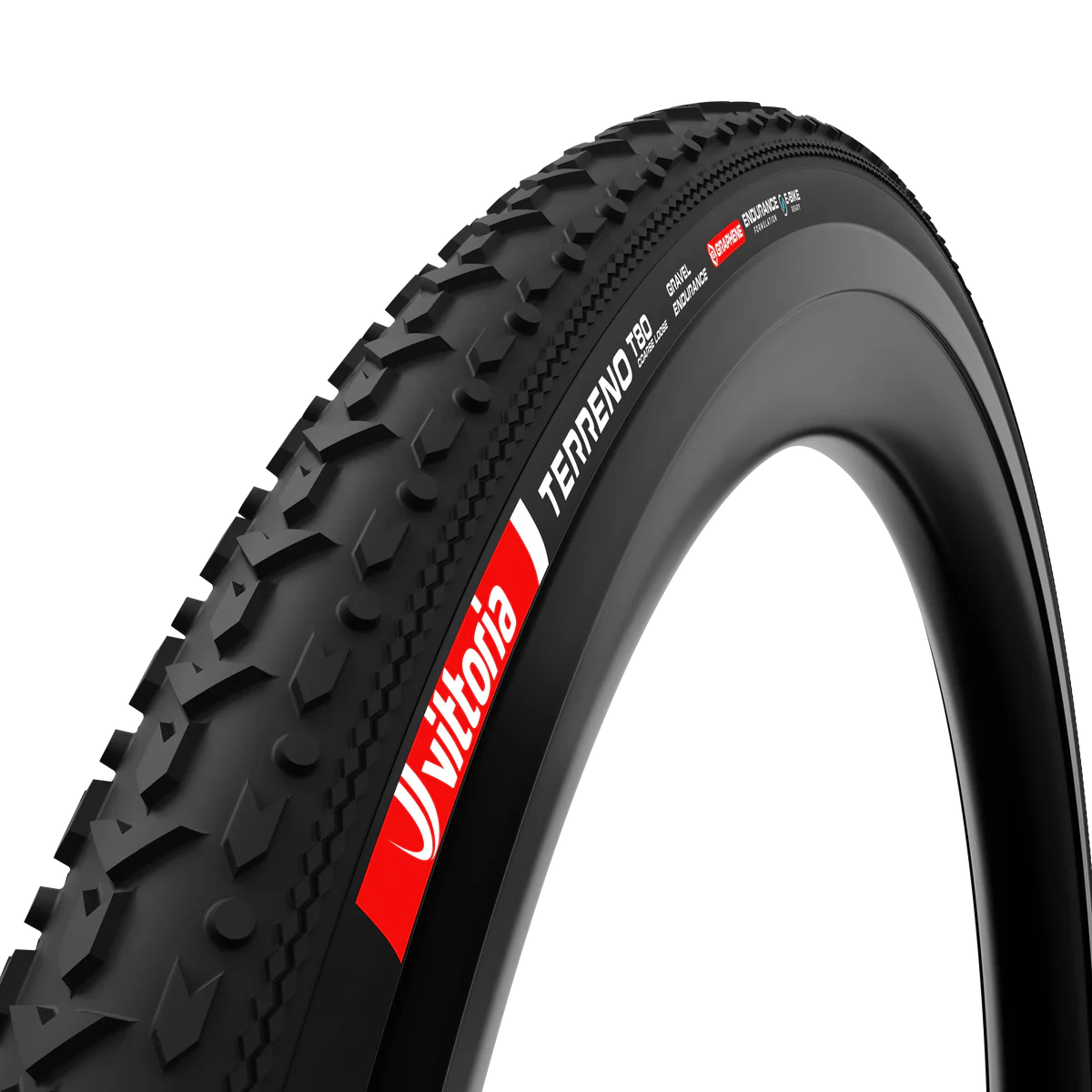 VITTORIA TERRENO T80 COARSE LOOSE 700x50c Gravel Endurance Tubeless Ready Soft Black tyre