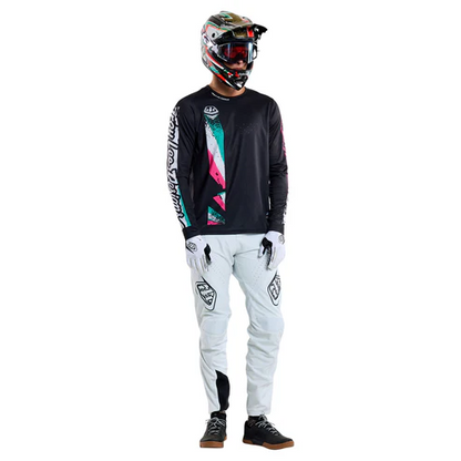 Camisola TROY LEE DESIGNS SPRINT FULL PULL Mangas Compridas Preto