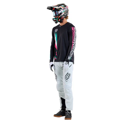 Camisola TROY LEE DESIGNS SPRINT FULL PULL Mangas Compridas Preto