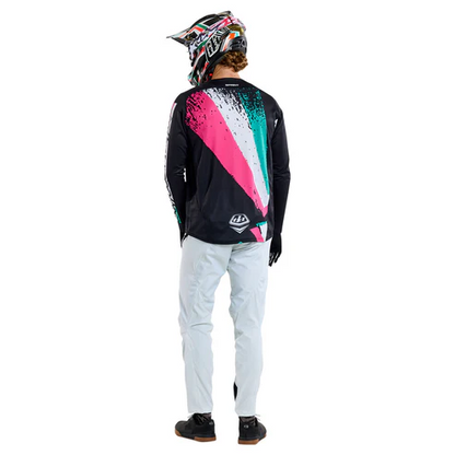 Camisola TROY LEE DESIGNS SPRINT FULL PULL Mangas Compridas Preto