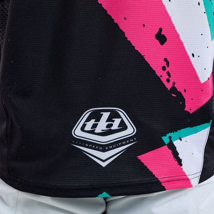 Camisola TROY LEE DESIGNS SPRINT FULL PULL Mangas Compridas Preto