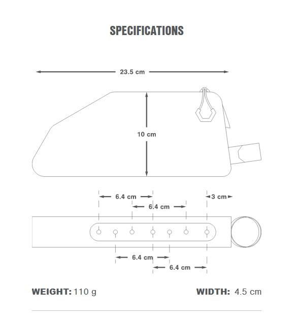 Saco de armação APIDURA EXPEDITION BOLT ON TOP TUBE PACK 1 L Preto