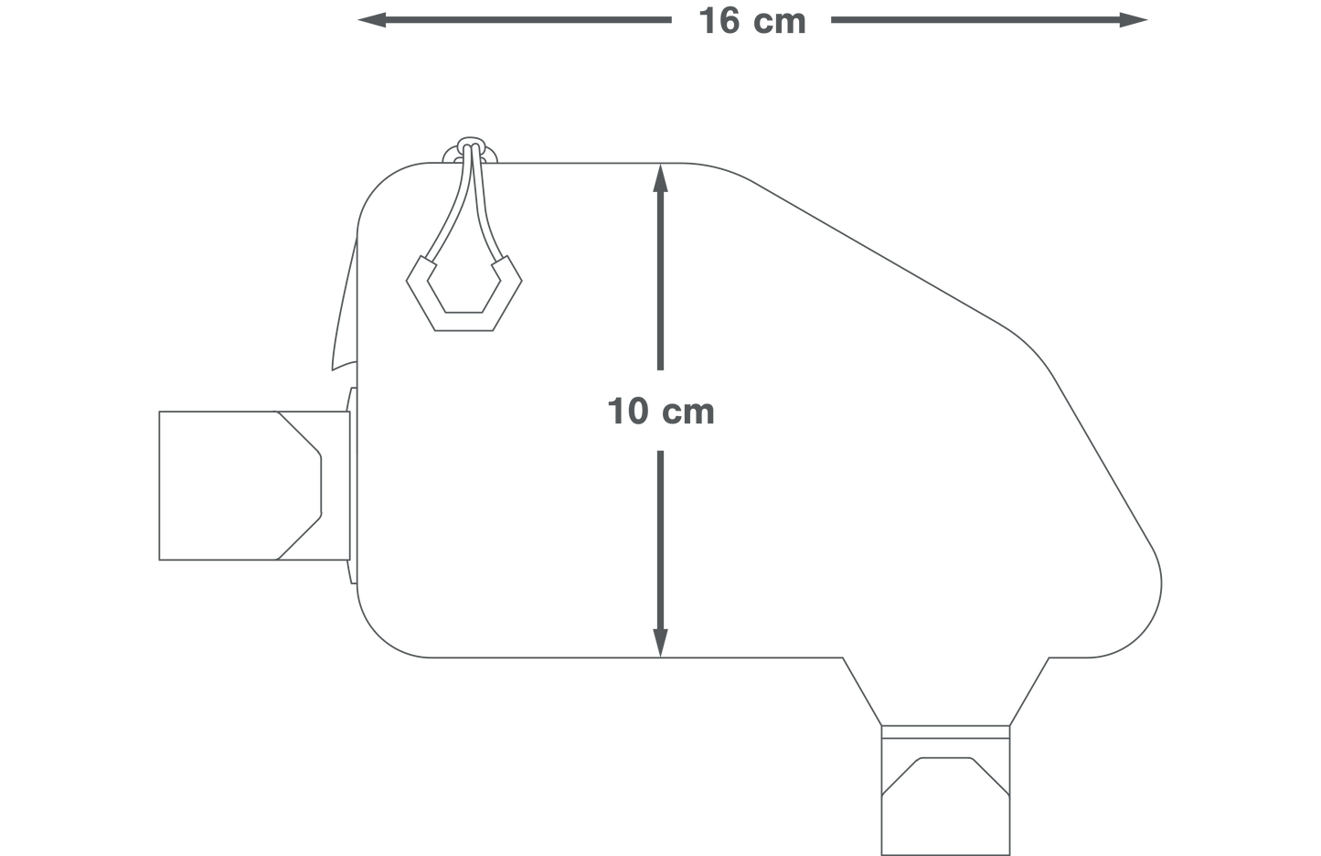 APIDURA EXPEDITION TOP TUB PACK 0,5 L Saco com armação Preto