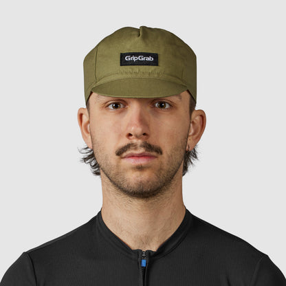 Boné de ciclismo GRIPGRAB CLASSIC COTTON verde-azeitona