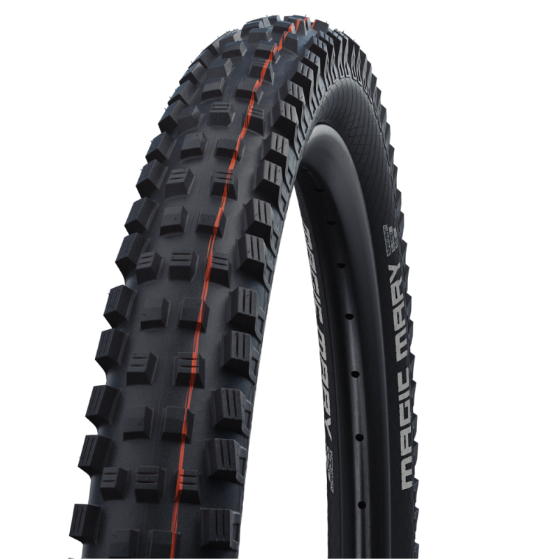 SCHWALBE MAGIC MARY 29x2.60 ADDIX SOFT SUPERTRAIL Pneu preto macio pronto para tubeless