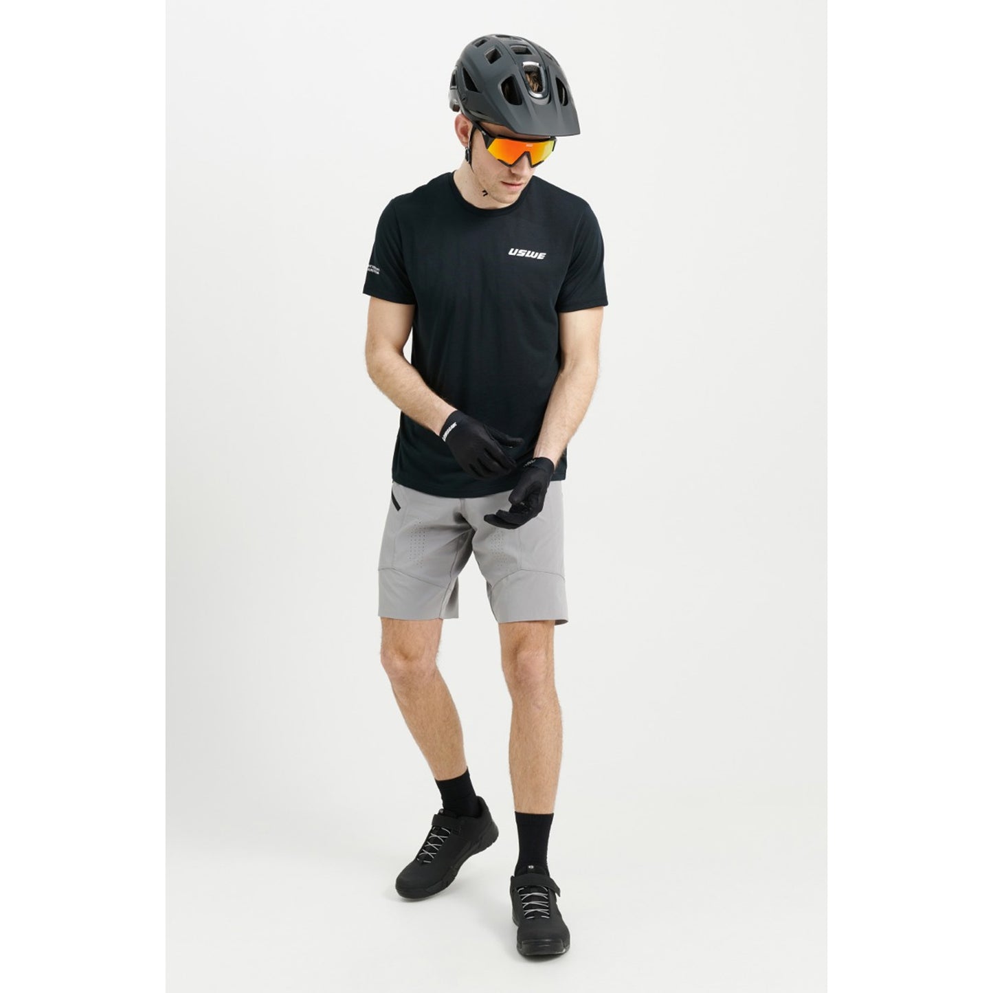 USWE HYBRID MTB Short Cinzento