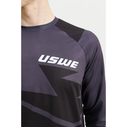 Maillot USWE BERG MTB Mangas Compridas Preto