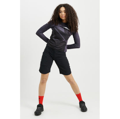 Short USWE SKRUBB Feminino Preto