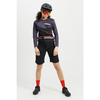 Short USWE SKRUBB Feminino Preto