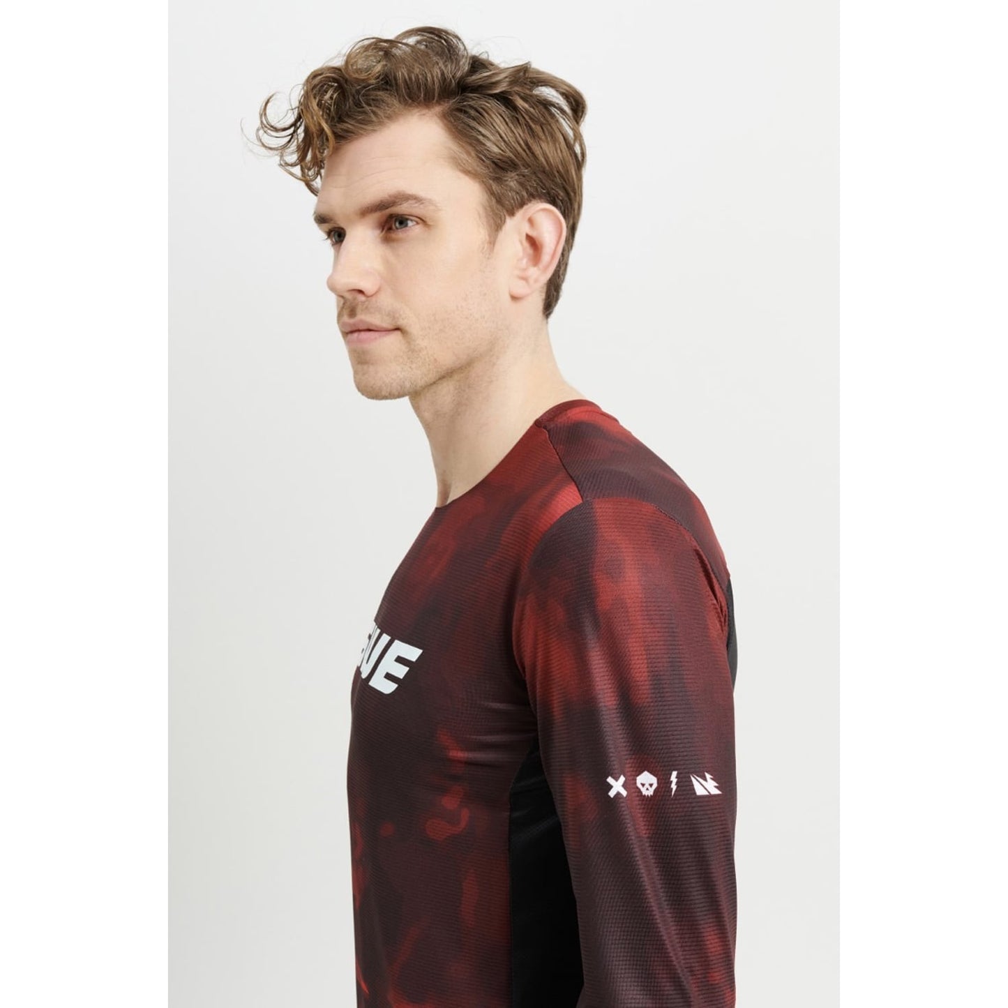 Camisola de manga comprida USWE LUFTIG MTB Vermelho