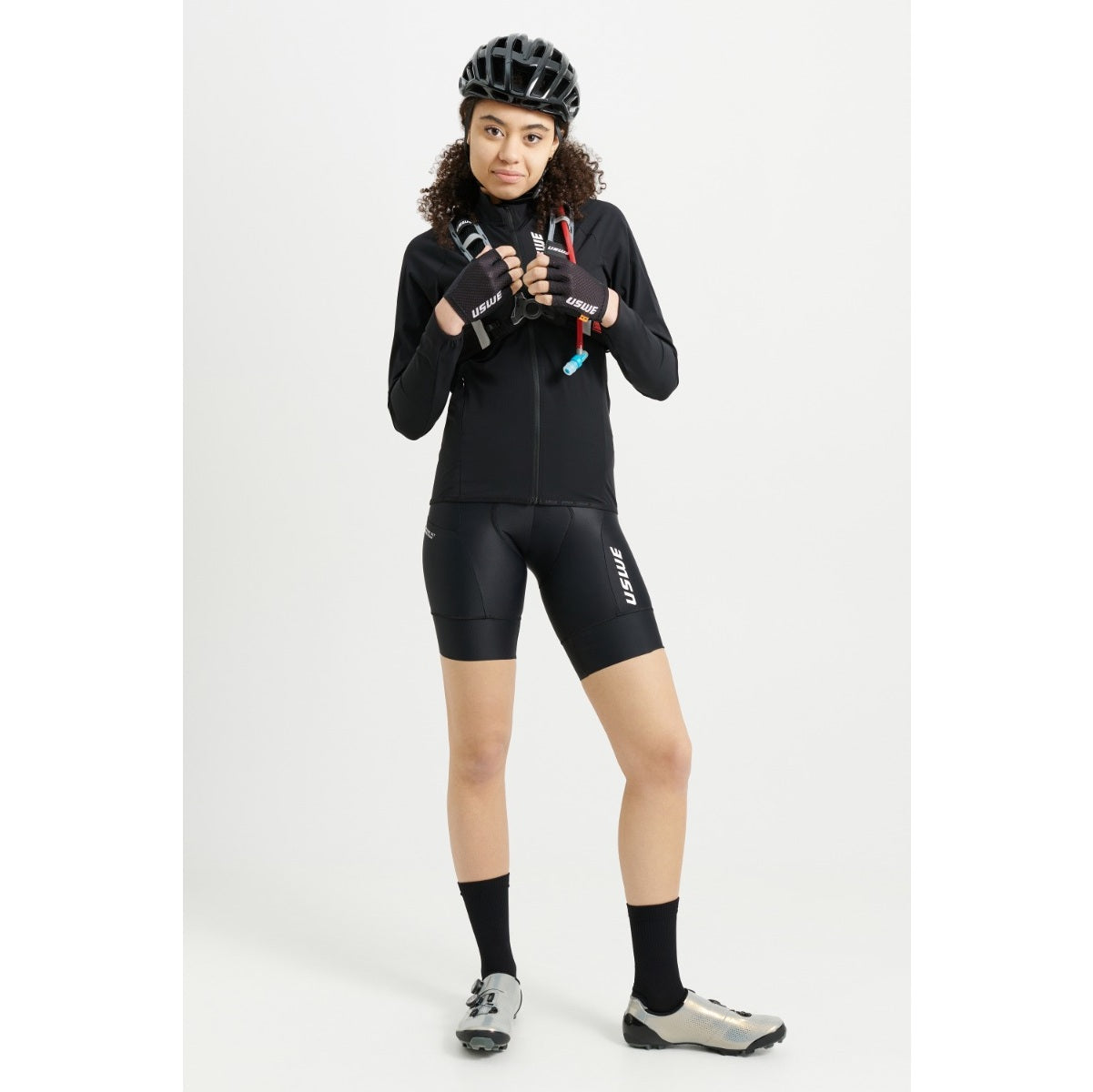 Casaco USWE WIND GRAVEL para mulher Preto