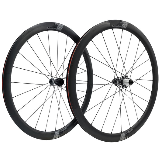 Par de rodas VISION SC 40 DISC Tubeless Ready (bloqueio central)