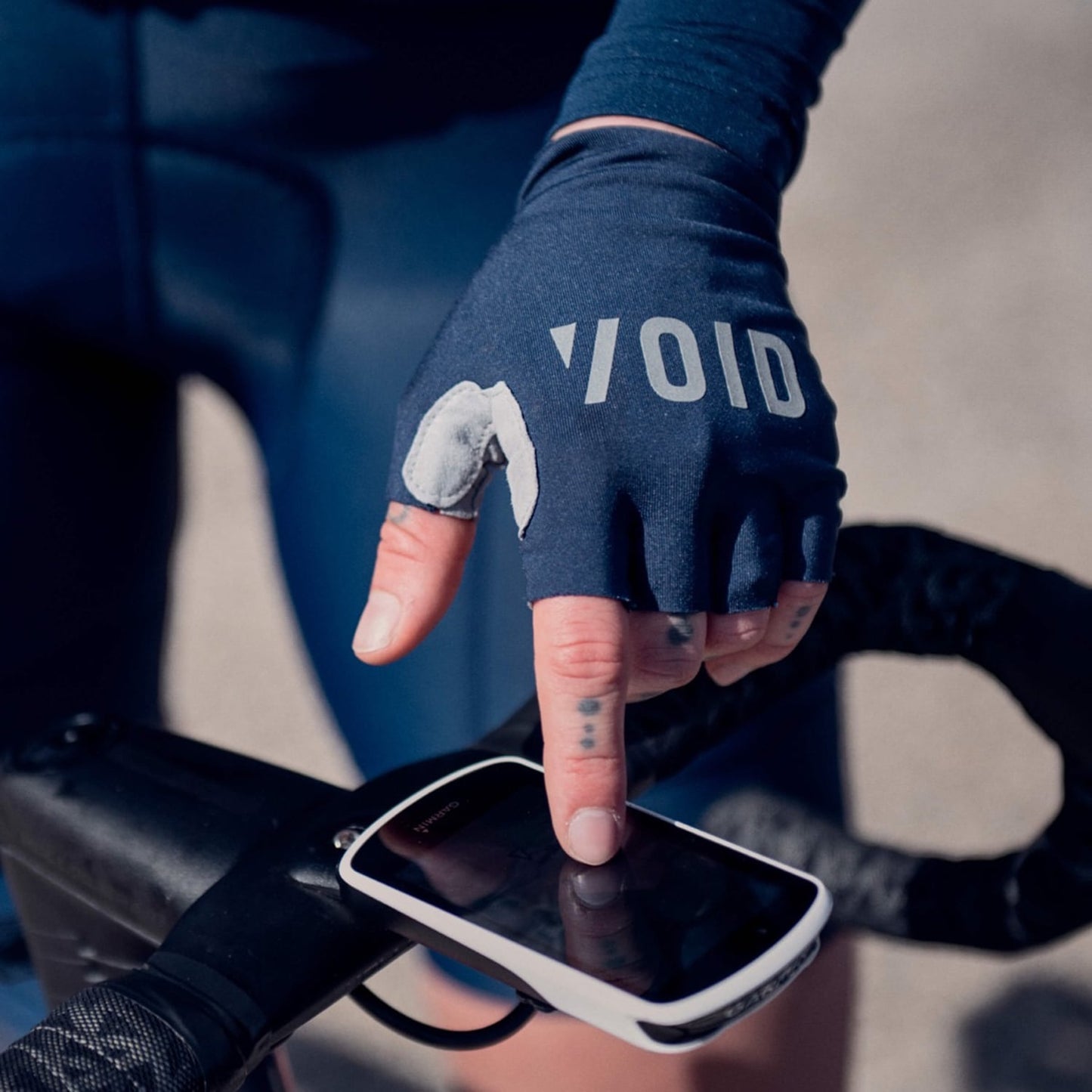 VOID VELO Luvas curtas Marinho