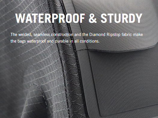 USWE ROLLTOP SADDLE BAG 9 L Preto