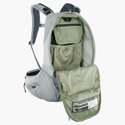Mochila com proteção dorsal EVOC TRAIL PRO SF 12L cinzenta - vista 5