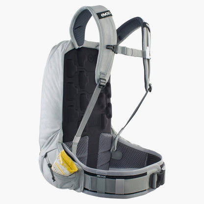 Mochila com proteção dorsal EVOC TRAIL PRO SF 12L cinzenta - vista 8