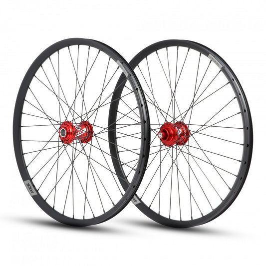 Par de Rodas PRDIE 24" (507mm) Control V1 Helium Disc Eixos 20/10mm Vermelho