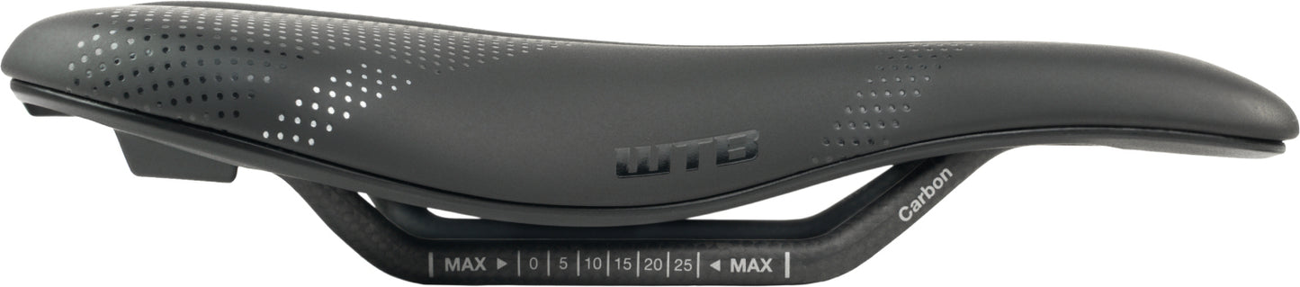 Selim WTB SILVERADO Narrow 135mm Trilhos Carbono