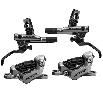 Par de Travões SHIMANO XTR M9120 4 Pistões J-KIT Pastilhas Metálicas Ventiladas