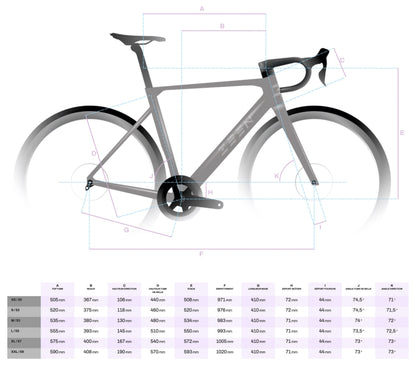Kit Quadro ZEEN SUPERLITE Matt Carbon