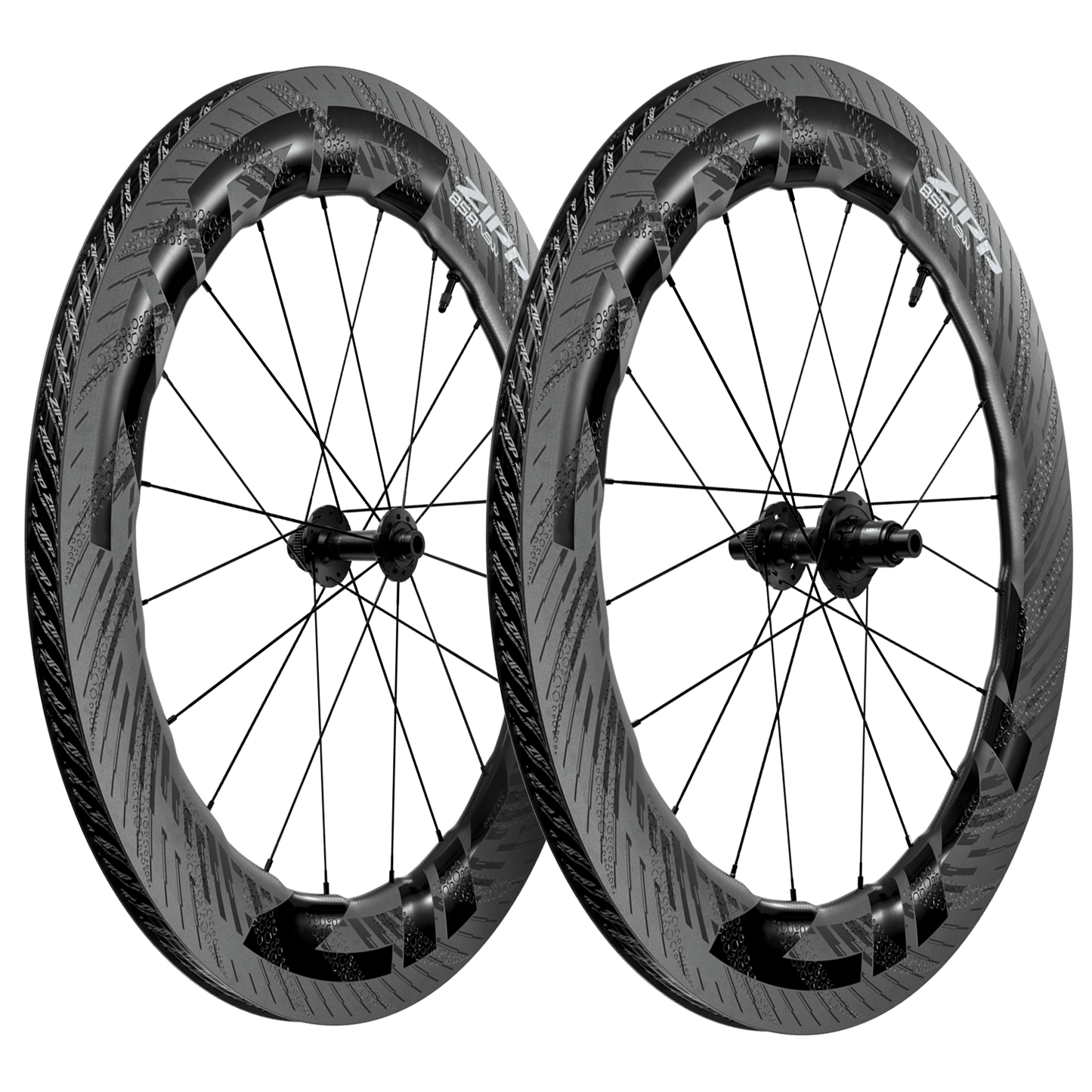 Par de rodas ZIPP 858 NSW DISC Tubeless Ready (bloqueio central)